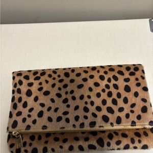 Leopard Print Clutch